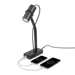 16" MRDK By Globe Series.01 Desk Lamp With Combined USB Port And USB-C Port Matte Black Shade (Includes LED Light Bulb) - Globe Electric 7 16" MRDK By Globe Series.01 Desk Lamp With Combined USB Port And USB-C Port Matte Black Shade (Includes LED Light Bulb) - Globe Electric -Home Decor Shop GUEST 000354d1 a18e 434a b1f8 40f3c7c08121