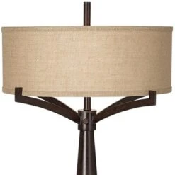 Franklin Iron Works Tremont Modern Mid Century Table Lamps 31 1/2" Tall Set Of 2 Rich Bronze Iron Burlap Fabric Drum Shade For Bedroom Living Room 10 Franklin Iron Works Tremont Modern Mid Century Table Lamps 31 1/2" Tall Set Of 2 Rich Bronze Iron Burlap Fabric Drum Shade For Bedroom Living Room -Home Decor Shop GUEST 0014347d bdea 4ec3 a0eb 25d328af36d0