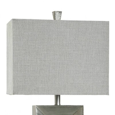 Contemporary Table Lamp Palladium Silver Finish - StyleCraft 3 Contemporary Table Lamp Palladium Silver Finish - StyleCraft - Image 3