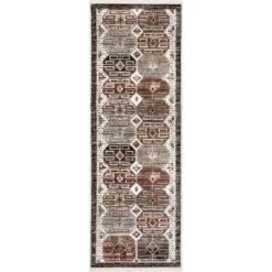 NuLOOM Evie Global Inspired Emblem Fringe Area Rug -Home Decor Shop GUEST 01a5874c 82fd 42b4 90f3 02f9447baf47