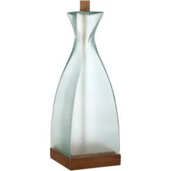 360 Lighting Ryan Modern Coastal Table Lamps 28 1/2" Tall Set Of 2 Blue Glass White Drum Shade For Bedroom Living Room Bedside Nightstand Office House -Home Decor Shop GUEST 01ec89ca 4792 4091 8ced b5c3d73d6add