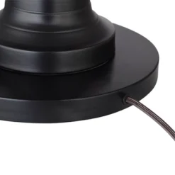 360 Lighting Spenser Rustic Farmhouse Floor Lamp 58" Tall Oiled Bronze Metal Off White Linen Empire Shade For Living Room Bedroom Office House Home -Home Decor Shop GUEST 02251c4c 0371 4f18 baf1 1a036ee2eaa7