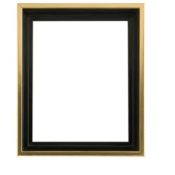 Creative Mark Illusions Floater Frame For 3/4" Depth Stretched Canvas Paintings & Artwork - [Black With Gold Edge] -Home Decor Shop GUEST 023d438b bf24 4600 99a6 89f9ac409db6