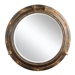 Metal Porthole Mirror - Storied Home