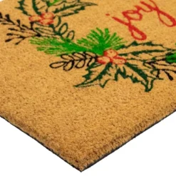 Northlight Natural Coir "Joy" Wreath Christmas Doormat 18" X 30" 8 Northlight Natural Coir "Joy" Wreath Christmas Doormat 18" X 30" -Home Decor Shop GUEST 0394123a b0f5 407d 8790 1497ab2e97f0