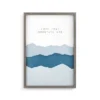 DEMDACO Love That Mountain Air Wall Art Blue