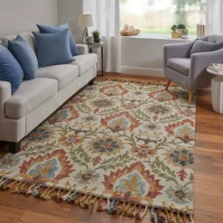 Abelia Transitional Floral & Botanical Area Rug -Home Decor Shop GUEST 03c8326f 7a41 4690 86ad d4d304ba65f5
