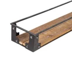 Honey-Can-Do Metal And Wood Wall Shelves -Home Decor Shop GUEST 04436b59 002b 4f68 8250 3c2bea85d53c