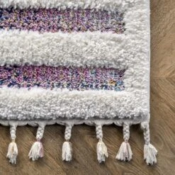 NuLOOM Bristol High-Low Geometric Tassel Area Rug -Home Decor Shop GUEST 045e5dce 2574 4441 863f 7e1bd6c51325