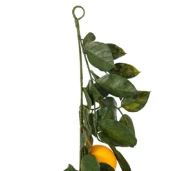 Vickerman 6' Artificial Green And Yellow Salal Leaf Lemon Garland. -Home Decor Shop GUEST 06b27988 c034 4781 b3e2 76d5b0f1ebe8