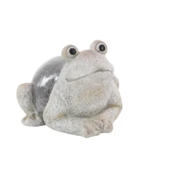 10" X 14" Magnesium Oxide Country Polystone Frog Garden Sculpture Gray - Olivia & May -Home Decor Shop GUEST 0a529bdf fa59 466d 99f5 df9d586b1e52
