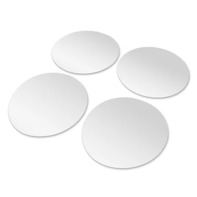 Americanflat Adhesive Mirror Tiles - Peel And Stick Mirrors For Wall - Frameless Round Mirrors For Bedroom And Living Room Décor 4 Americanflat Adhesive Mirror Tiles - Peel And Stick Mirrors For Wall - Frameless Round Mirrors For Bedroom And Living Room Décor - Image 4