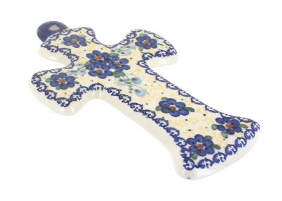 Blue Rose Polish Pottery 47 Vena Cross 8 Blue Rose Polish Pottery 47 Vena Cross - Image 8