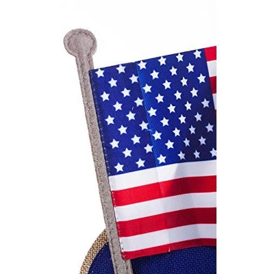 Evergreen Indoor Outdoor Patriotic 4th Of July Bundle Set Of 4 - Door Hanger Door Decor Truck Sassafras Doormat Frame And Sassafras Insert 4 Evergreen Indoor Outdoor Patriotic 4th Of July Bundle Set Of 4 - Door Hanger Door Decor Truck Sassafras Doormat Frame And Sassafras Insert - Image 4
