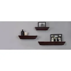 Madison Decorative Wall Ledge Shelf Set Of 3 - Espresso -Home Decor Shop GUEST 0fd84bb7 9b7c 4764 95ad 9380348f7d8e