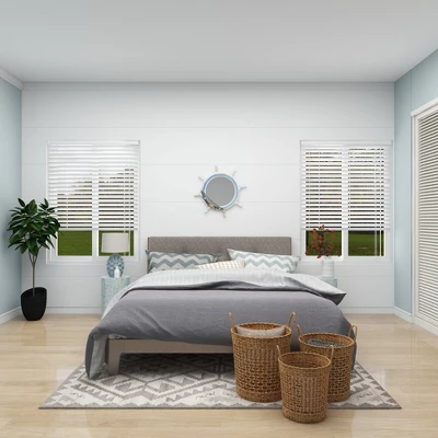 Wood Sail Boat Ship Wheel Wall Mirror With Netting Accent White - Olivia & May 8 Wood Sail Boat Ship Wheel Wall Mirror With Netting Accent White - Olivia & May - Image 8