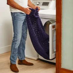 Handmade Chunky-Knit Weighted Blanket, 100% Cotton No Fillers, All-Season Soft & Calming By California Design Den 11 Handmade Chunky-Knit Weighted Blanket, 100% Cotton No Fillers, All-Season Soft & Calming By California Design Den -Home Decor Shop GUEST 12b0d476 777d 4382 8110 0476dc20feb0