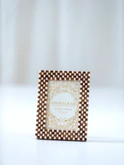 Shiraleah Roma Check 4" X 6" Picture Frame