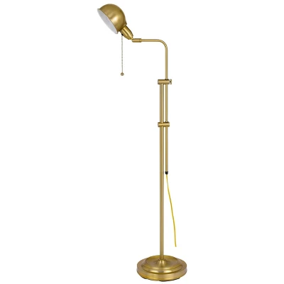 42" Croby Metal Pharmacy Floor Lamp Antique Brass - Cal Lighting 1 42" Croby Metal Pharmacy Floor Lamp Antique Brass - Cal Lighting