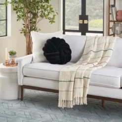 Mina Victory Sofia Infinite Knot 16" X 16" Indoor Throw Pillow -Home Decor Shop GUEST 16562380 558c 44eb ae35 42f28d0f9d43