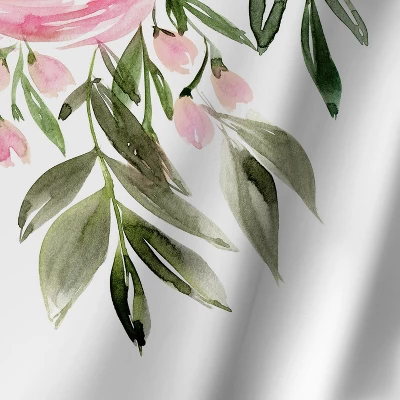 Watercolor Ranunculus In Pink By Blursbyai Wall Tapestry - Americanflat 2 Watercolor Ranunculus In Pink By Blursbyai Wall Tapestry - Americanflat - Image 2