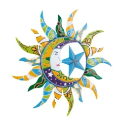 Metal Sun And Moon Indoor Outdoor Wall Decor With Abstract Patterns - Olivia & May 14 Metal Sun And Moon Indoor Outdoor Wall Decor With Abstract Patterns - Olivia & May -Home Decor Shop GUEST 17bf9cb7 b6f0 4e4b 80a5 2f1a60d4e033