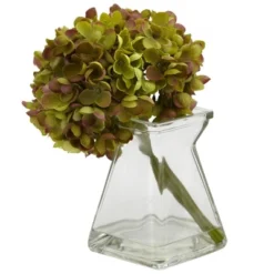 Set Of 3 Artificial Hydrangea Plant In Glass Vase - Nearly Natural 10 Set Of 3 Artificial Hydrangea Plant In Glass Vase - Nearly Natural -Home Decor Shop GUEST 18bb499f 4bcc 411f b86e a86923aecaf9