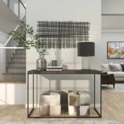 Metal Geometric Overlapping Lines Cross Hatch Wall Decor Black - Olivia & May -Home Decor Shop GUEST 19712401 dcd8 4a59 9d51 d59c827793f3