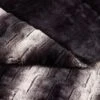 Giftable Boxed Reversible Throw Blanket Black & Brown - Christian Siriano