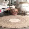 NuLOOM Braided Draya Jute Area Rug