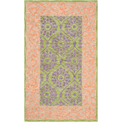 Latanya Leaf Hooked Rug - Safavieh 4 Latanya Leaf Hooked Rug - Safavieh - Image 4