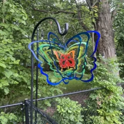 Ganz 40" Multi Color Steel Butterfly Spinner Outdoor Decoration -Home Decor Shop GUEST 1c7d7c36 70c3 4177 8aeb 273ddd7adb9b