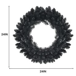 Costway 24inch Pre-lit Christmas Halloween Wreath Black W/ 35 Purple LED Lights -Home Decor Shop GUEST 1cb7f36e 2efe 4d65 8dc7 8733435eaddf