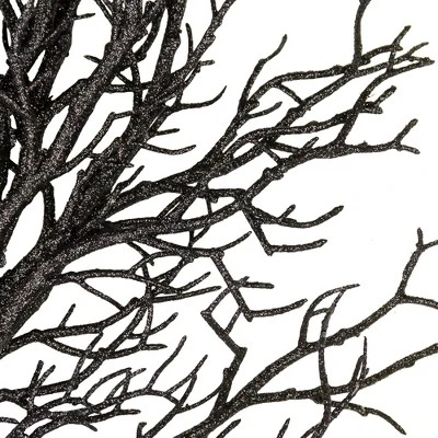 Northlight Black Twig Artificial Halloween Wreath, 24-Inch, Unlit 3 Northlight Black Twig Artificial Halloween Wreath, 24-Inch, Unlit - Image 3