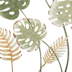 30" X 30" Metal Leaf Tall Cut-Out Wall Decor With Intricate Laser Cut Designs Green - Olivia & May -Home Decor Shop GUEST 1d336be9 868d 4919 aacd edb1e27bc473