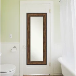 22" X 56" Non-Beveled Ballroom Bronze Full Length On The Door Mirror - Amanti Art -Home Decor Shop GUEST 1d975843 fceb 4f15 85f0 685f4c1ce62a