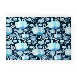 Marni Night Dreidel Looped Vinyl Welcome Mat - Society6 -Home Decor Shop GUEST 1ee64d3d 354e 4b8e 8806 274db08f9e2c