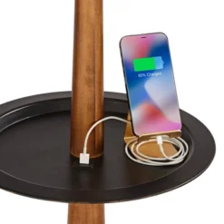 Franklin Iron Works Hunter Rustic Floor Lamp With Tray Table 64 3/4" Tall Faux Wood Bronze USB Charging Port Oatmeal Linen Drum Shade For Living Room 10 Franklin Iron Works Hunter Rustic Floor Lamp With Tray Table 64 3/4" Tall Faux Wood Bronze USB Charging Port Oatmeal Linen Drum Shade For Living Room -Home Decor Shop GUEST 1ef71295 7adf 4cf8 8f15 5a43f47a5677