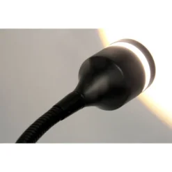 LED Prospect Clip Lamp Black (Includes LED Light Bulb) - Adesso