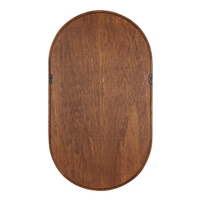 16" X 28" Hutton Wood Capsule Decorative Wall Shelf Walnut Brown - Kate & Laurel All Things Decor 3 16" X 28" Hutton Wood Capsule Decorative Wall Shelf Walnut Brown - Kate & Laurel All Things Decor - Image 3