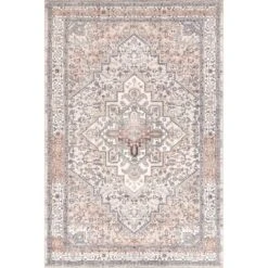 NuLOOM Lorrie Medallion Machine Washable Area Rug -Home Decor Shop GUEST 23fd1749 7e36 4fa4 83b3 f51ae2d97397