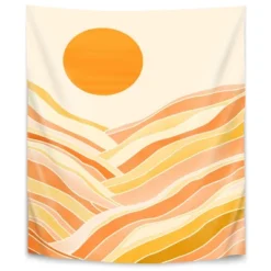 Golden Mountain Sunset By Modern Tropical Wall Tapestry -Home Decor Shop GUEST 250d712f 4908 45db b815 f44d17a7f91e