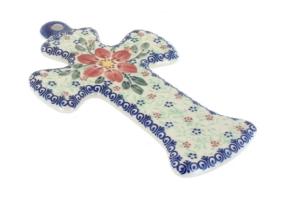 Blue Rose Polish Pottery 47 Vena Cross 5 Blue Rose Polish Pottery 47 Vena Cross - Image 5