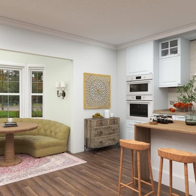 Wood Floral Handmade Intricately Carved Wall Decor With Mandala Design Light Brown - Olivia & May 11 Wood Floral Handmade Intricately Carved Wall Decor With Mandala Design Light Brown - Olivia & May - Image 11