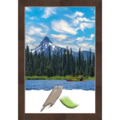Amanti Art Wildwood Brown Narrow Picture Frame -Home Decor Shop GUEST 285bc60b f981 4edb 9905 d52920248858