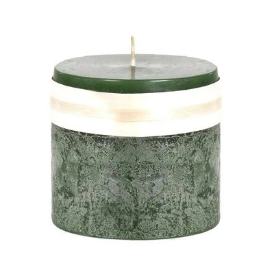 Northlight 3.25" Holly Green Traditional Cylindrical Pillar Candle 1 Northlight 3.25" Holly Green Traditional Cylindrical Pillar Candle