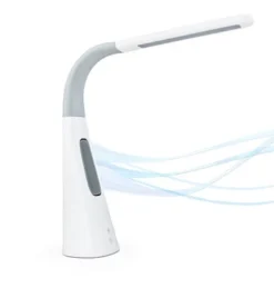 Mount-It! Turcom AirLight Ultrabright LED Desk Lamp With Bladeless Three Speeds Fan Panel | White -Home Decor Shop GUEST 28d0091f e5a6 45cc 9b6c 178557d1b634
