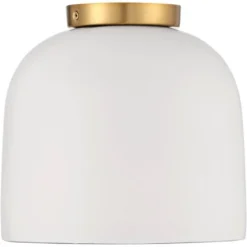 Possini Euro Design Merrick Modern Industrial Ceiling Light Flush Mount Fixture 9 1/4" Wide White Cement Gold For Bedroom Kitchen Living Room Hallway 7 Possini Euro Design Merrick Modern Industrial Ceiling Light Flush Mount Fixture 9 1/4" Wide White Cement Gold For Bedroom Kitchen Living Room Hallway -Home Decor Shop GUEST 2a20b418 8e55 4d9c 8c44 bc59b85cb0d4