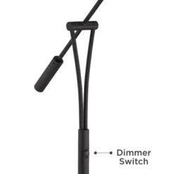 360 Lighting Traditional Pharmacy Floor Lamp LED Dimmable 62" Tall Black Adjustable Arm For Living Room Reading Bedroom Office -Home Decor Shop GUEST 2a829154 2c7b 4627 bec1 08535fe56dbf