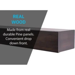 Houston Wooden Fireplace Mantel Shelf With Hidden Compartment | Beautiful Wooden Rustic Shelf - Mantels Direct -Home Decor Shop GUEST 2adbc61f 4b96 4fec 9078 57acca8465dc